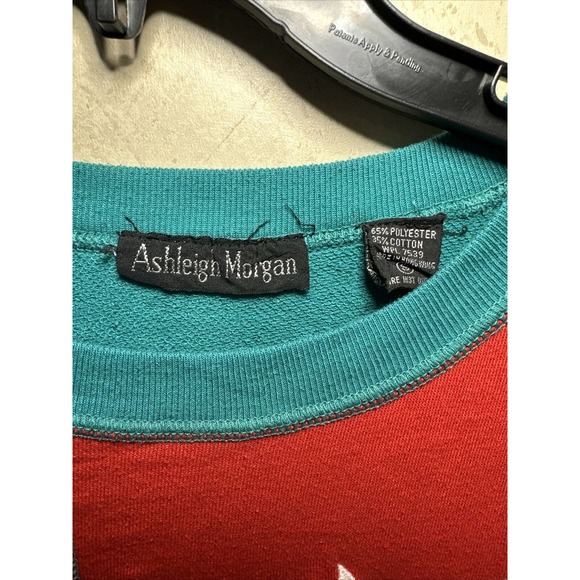 Vintage Ashleigh Morgan Christmas Pullover Sz S GUC - Picture 2 of 5